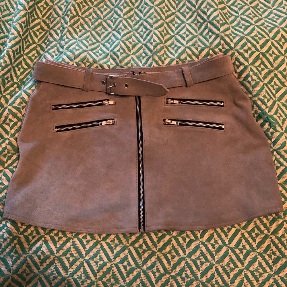 Understated Leather City Slicker Skirt (Revolve) - Picture 3 of 3